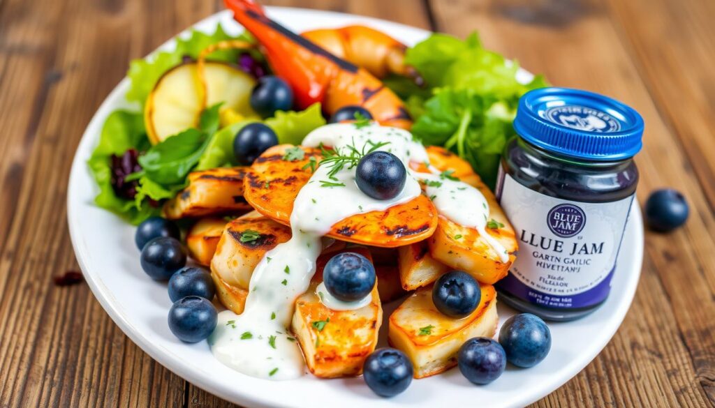 Blueberry Jam Aioli Fusion Cuisine Blueberry Jam Aioli Fusion Cuisine