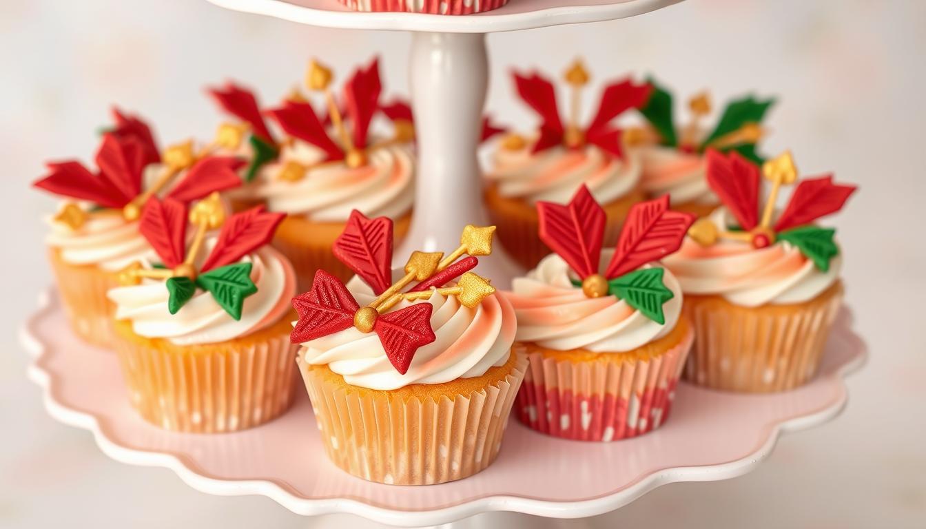 bow arrow cupcakes recipe