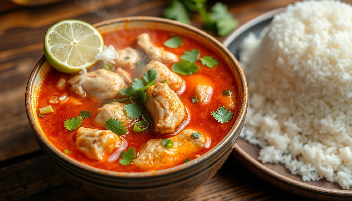 chopt spicy chicken soup recipe with rice