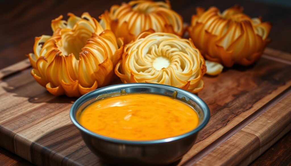 Baked Blooming Onion Preparation Baked Blooming Onion Preparation