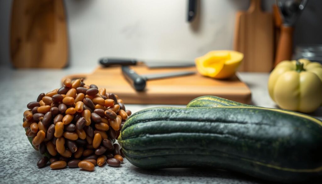 Kidney Beans and Squash Preparation Kidney Beans and Squash Preparation