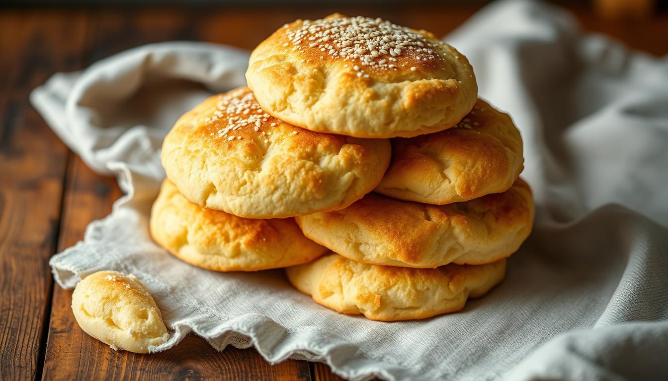 biscuits with sesame flour