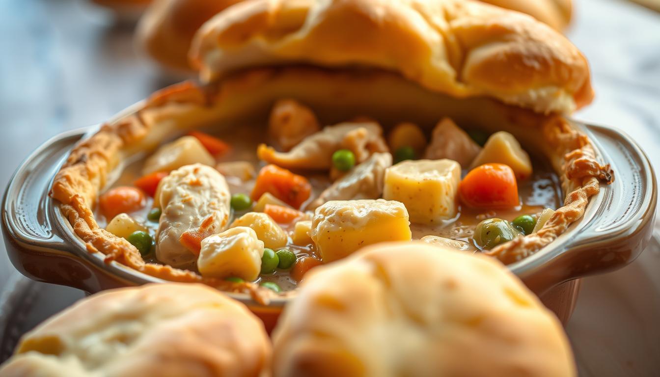 chicken pot pie with red lobster biscuits
