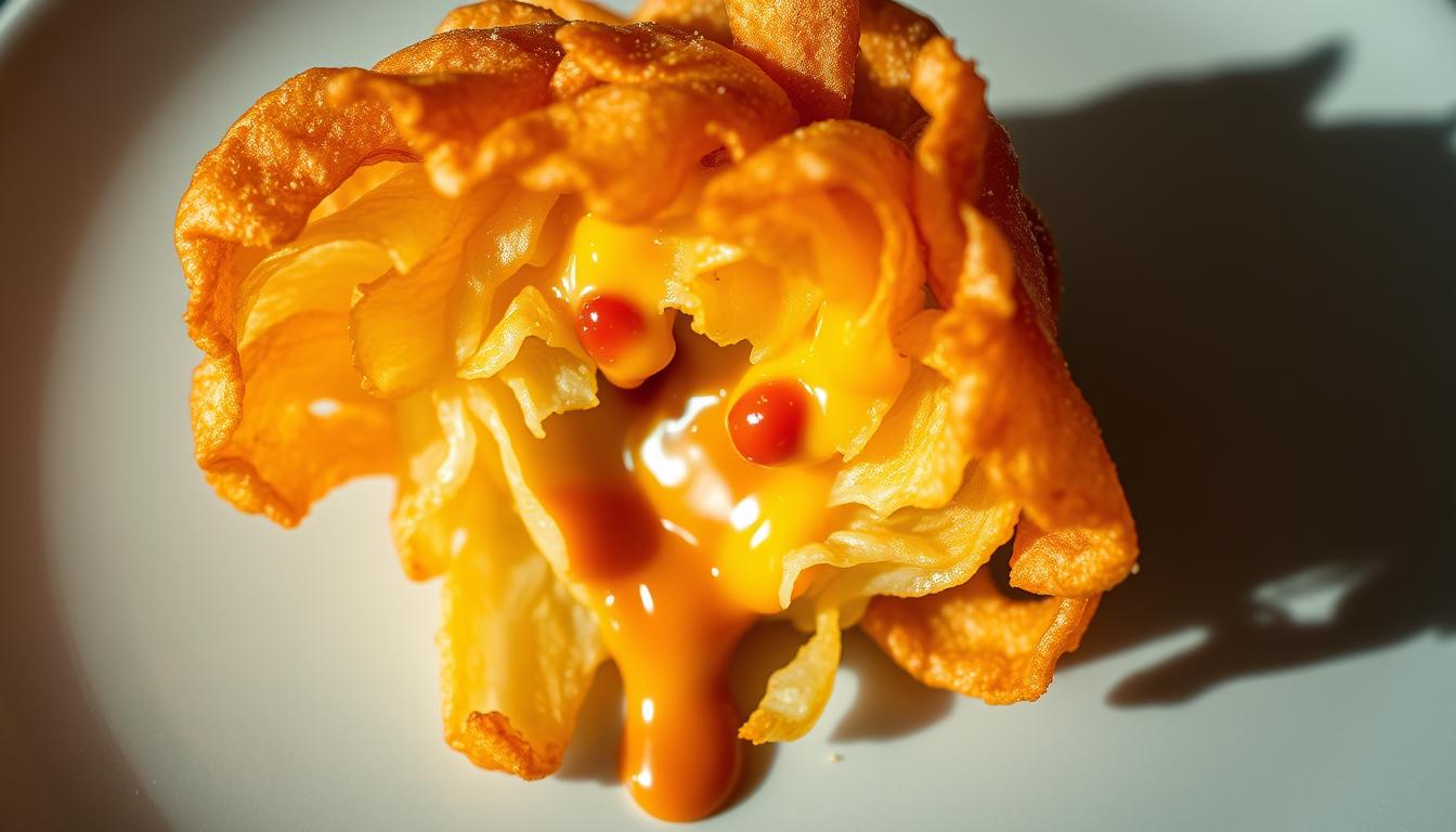 healthy blooming onion with chilli cheese sauce