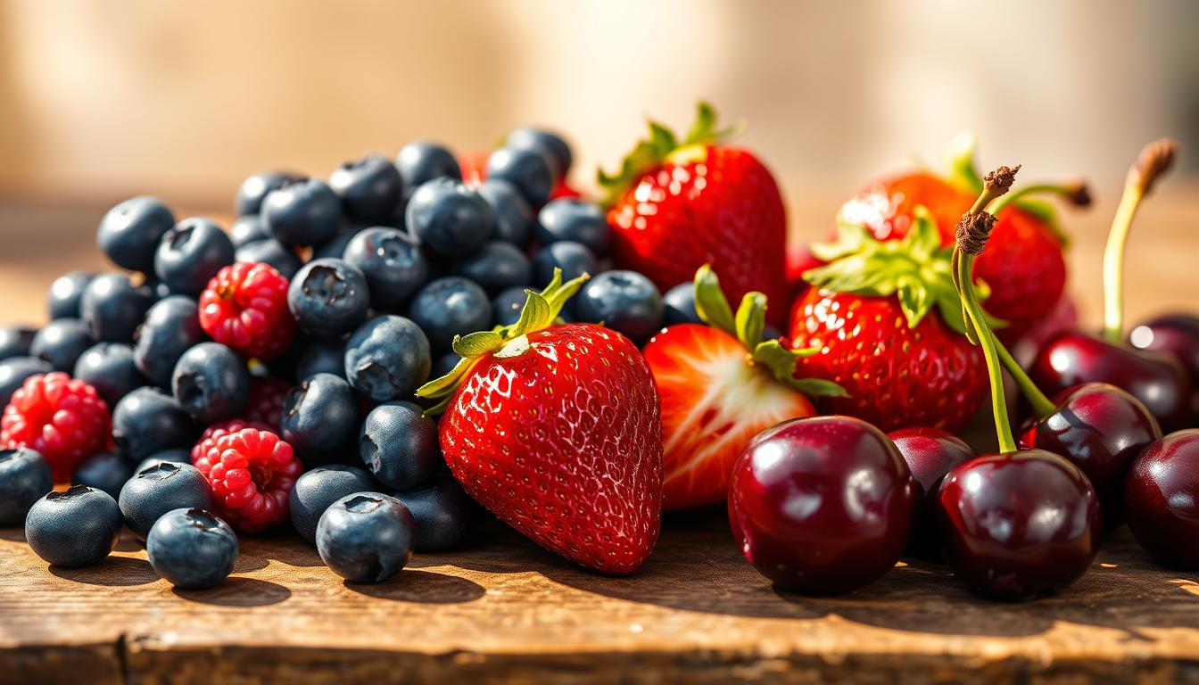 recipes that include blueberries strawberries and cherries