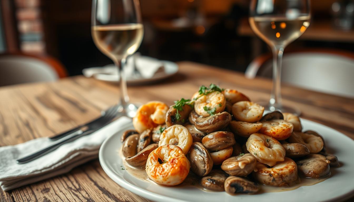 seafood mushroom recipe