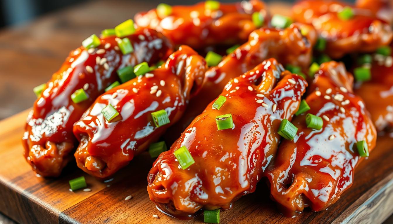sweet and sour chicken wings