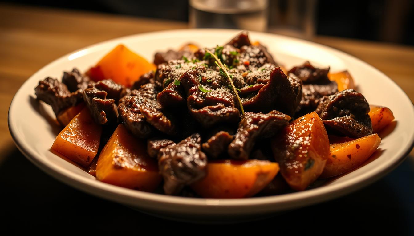 sweet potato braised beef