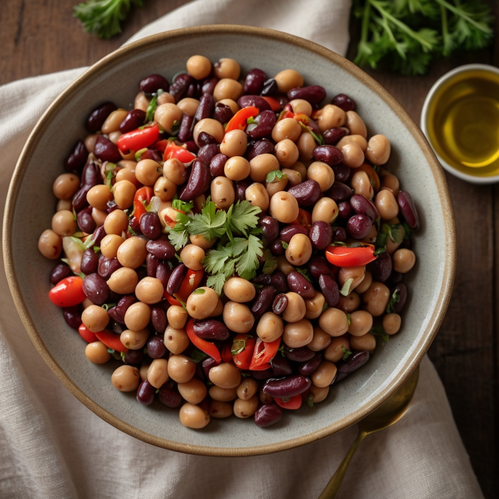 Dense Bean Salad Recipe