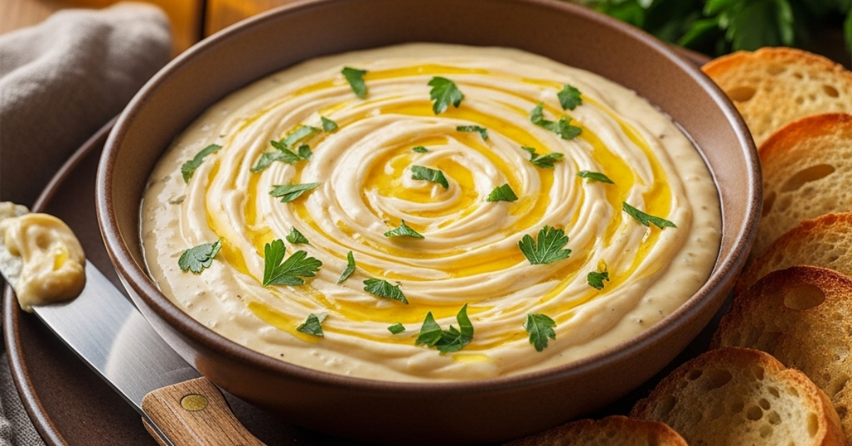 grandma's recipe garlic butter with parmesan cream cheese sauce