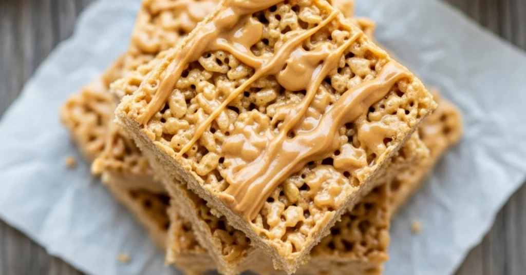 peanut butter rice crispy treats