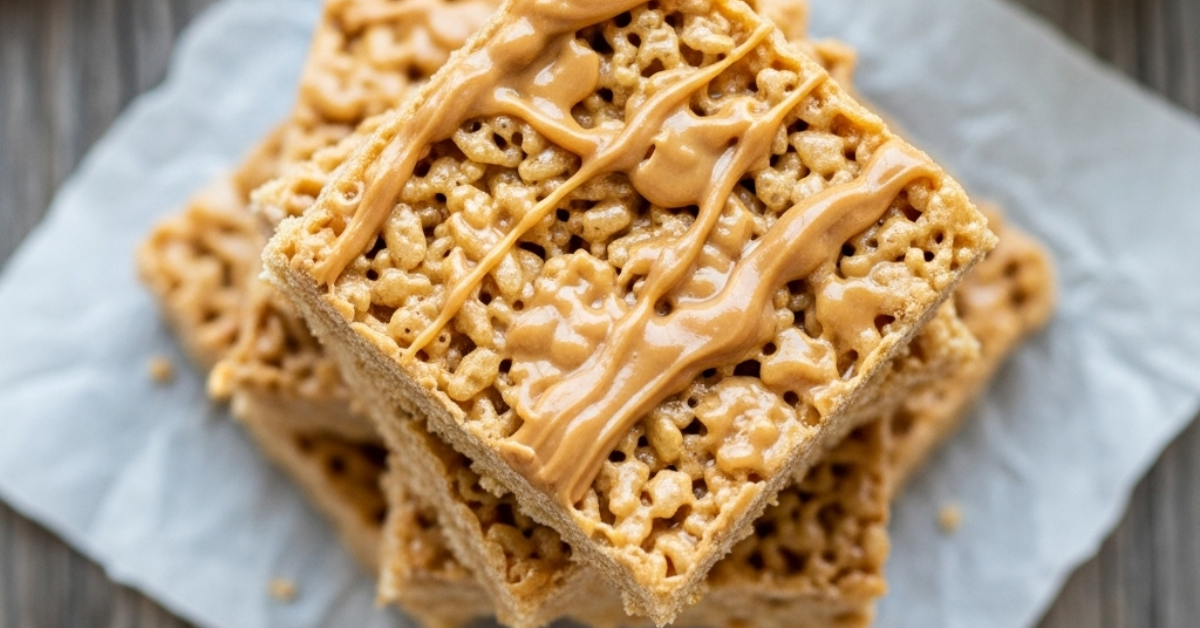 peanut butter rice crispy treats