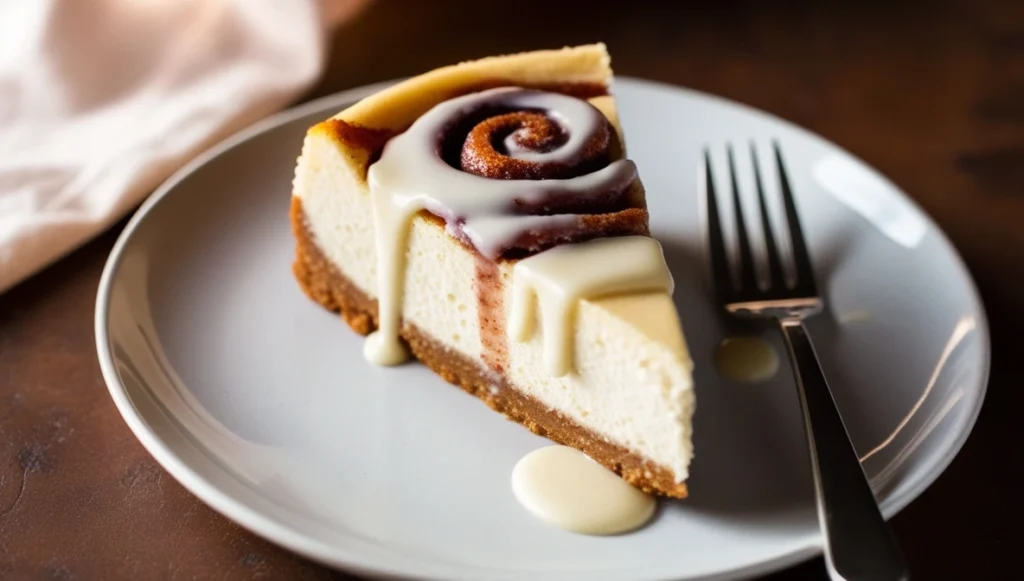 cinnamon roll cheesecake