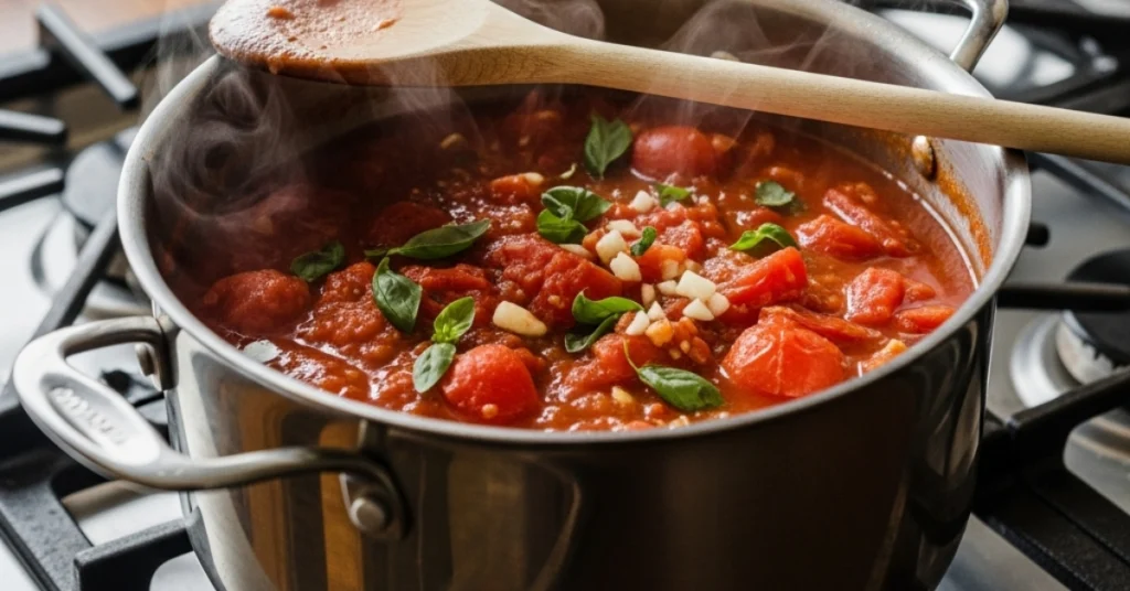 homemade spaghetti sauce