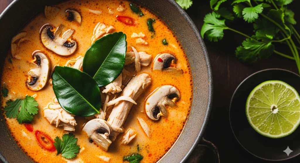How to make thai chicken soup