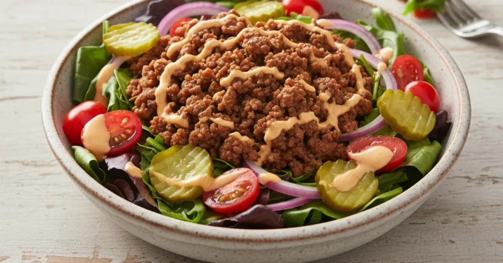 burger bowl recipe