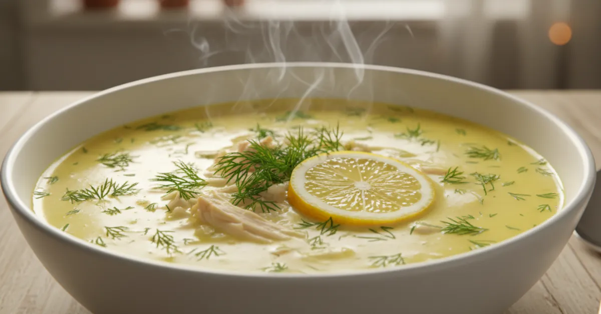 chicken lemon rice soup