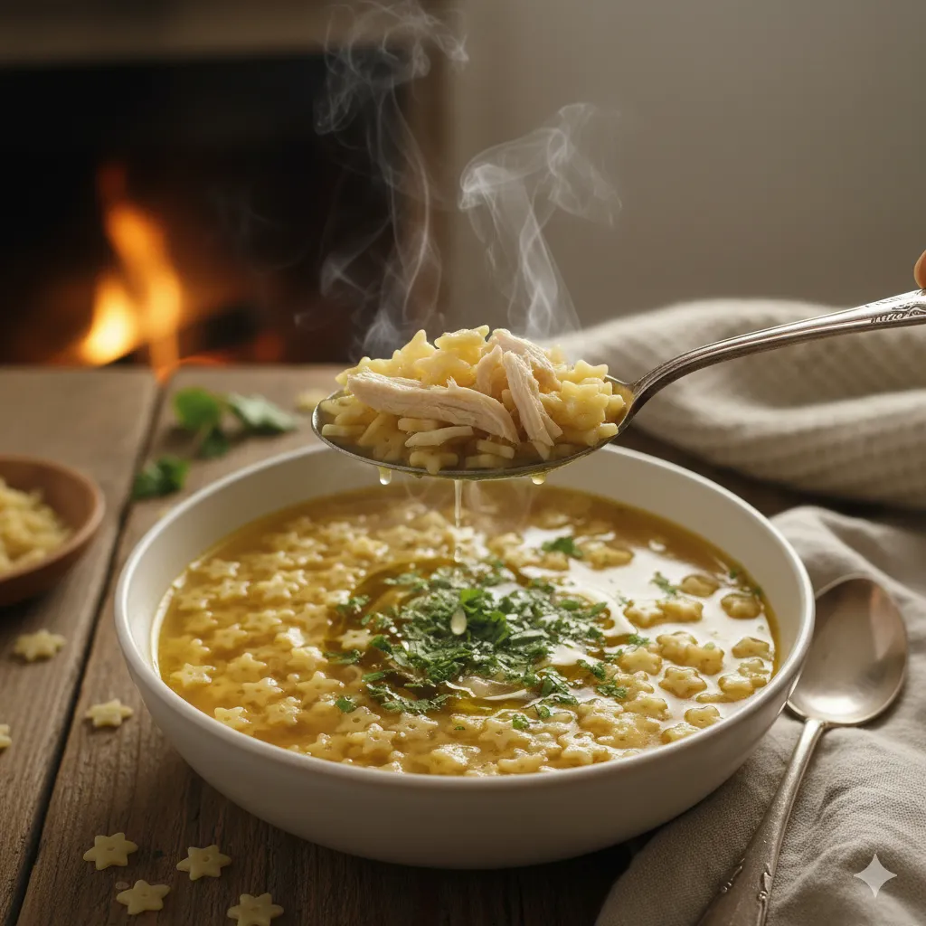 chicken pastina soup