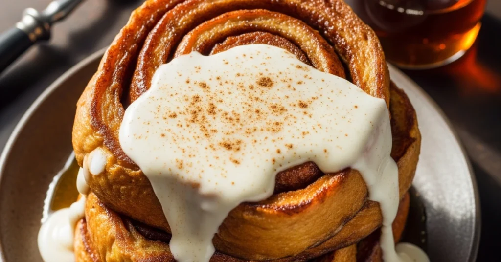 cinnamon roll french toast