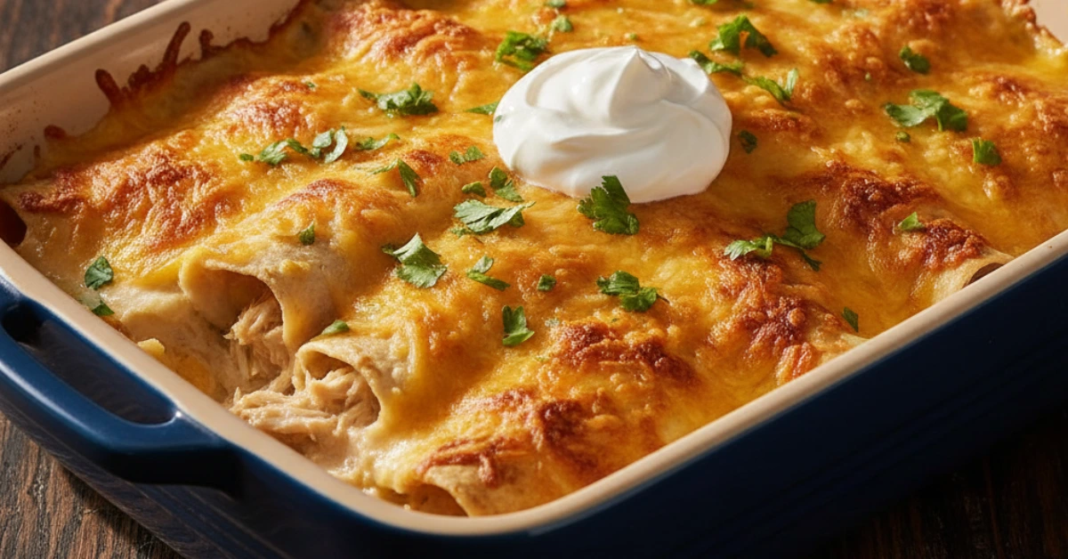 cream cheese chicken enchiladas