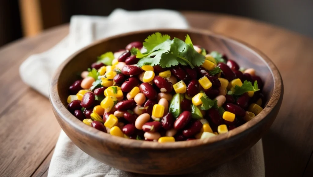 dense bean salad