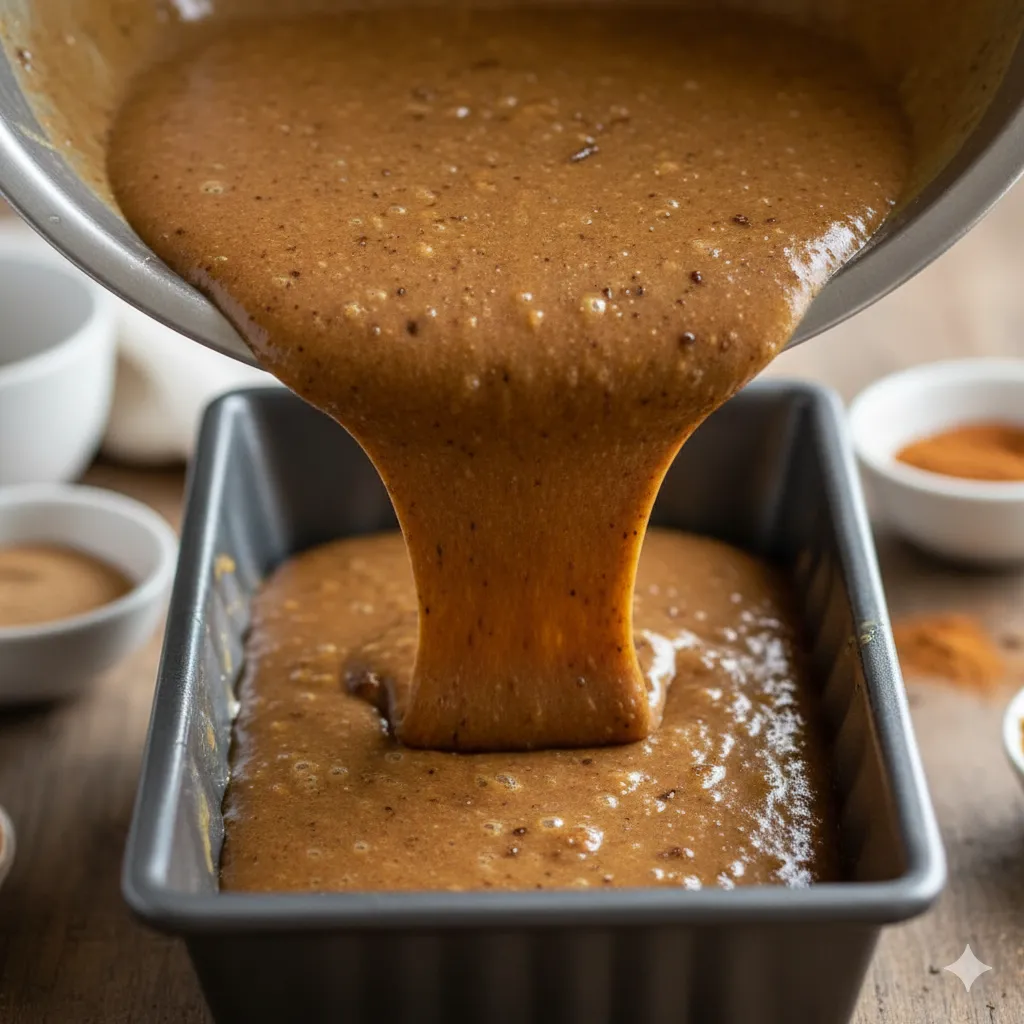 downhome east pumpkin bread batter