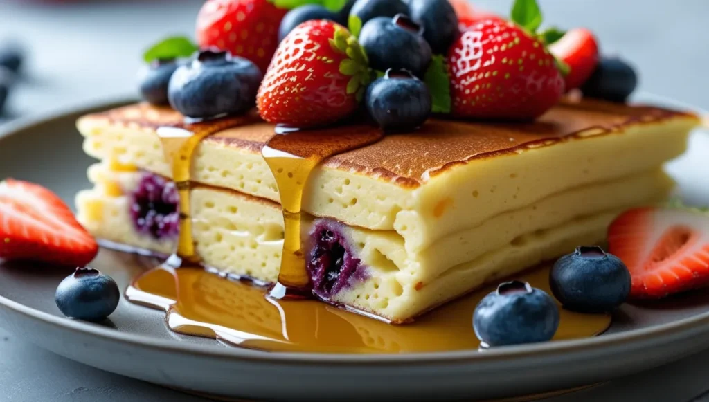 german pancake recipe with fresh berries