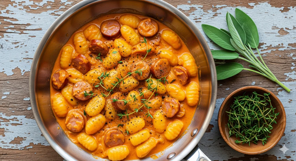 how to make Creamy Butternut Squash Gnocchi