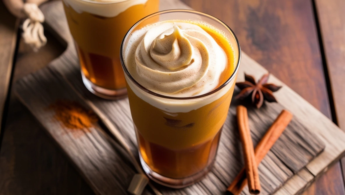 iced pumpkin cream chai