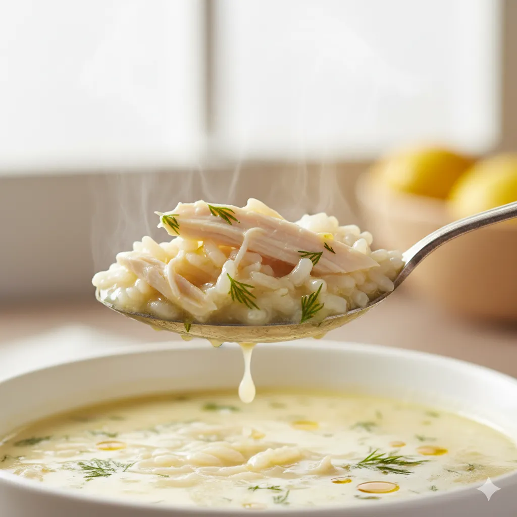 lemon chicken and rice soup
