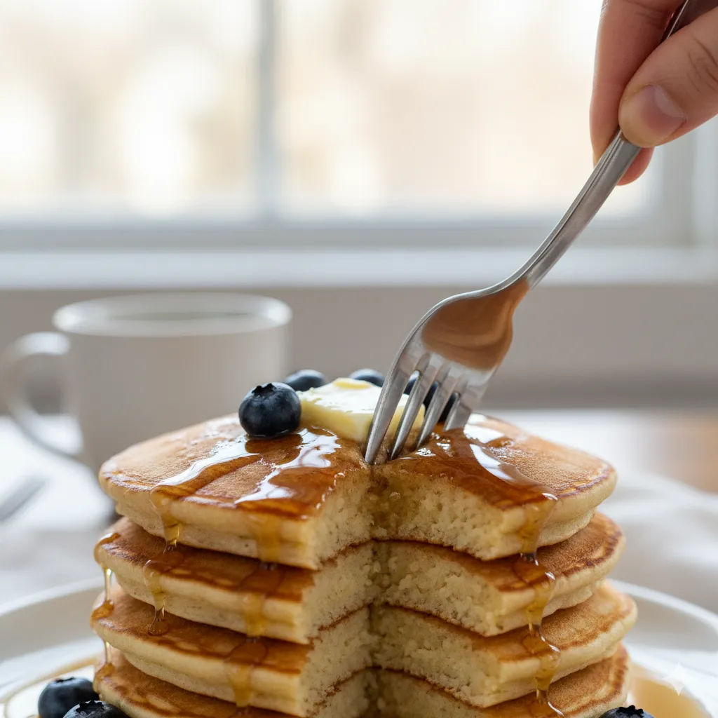 perfectly fluffy gluten free pancakes
