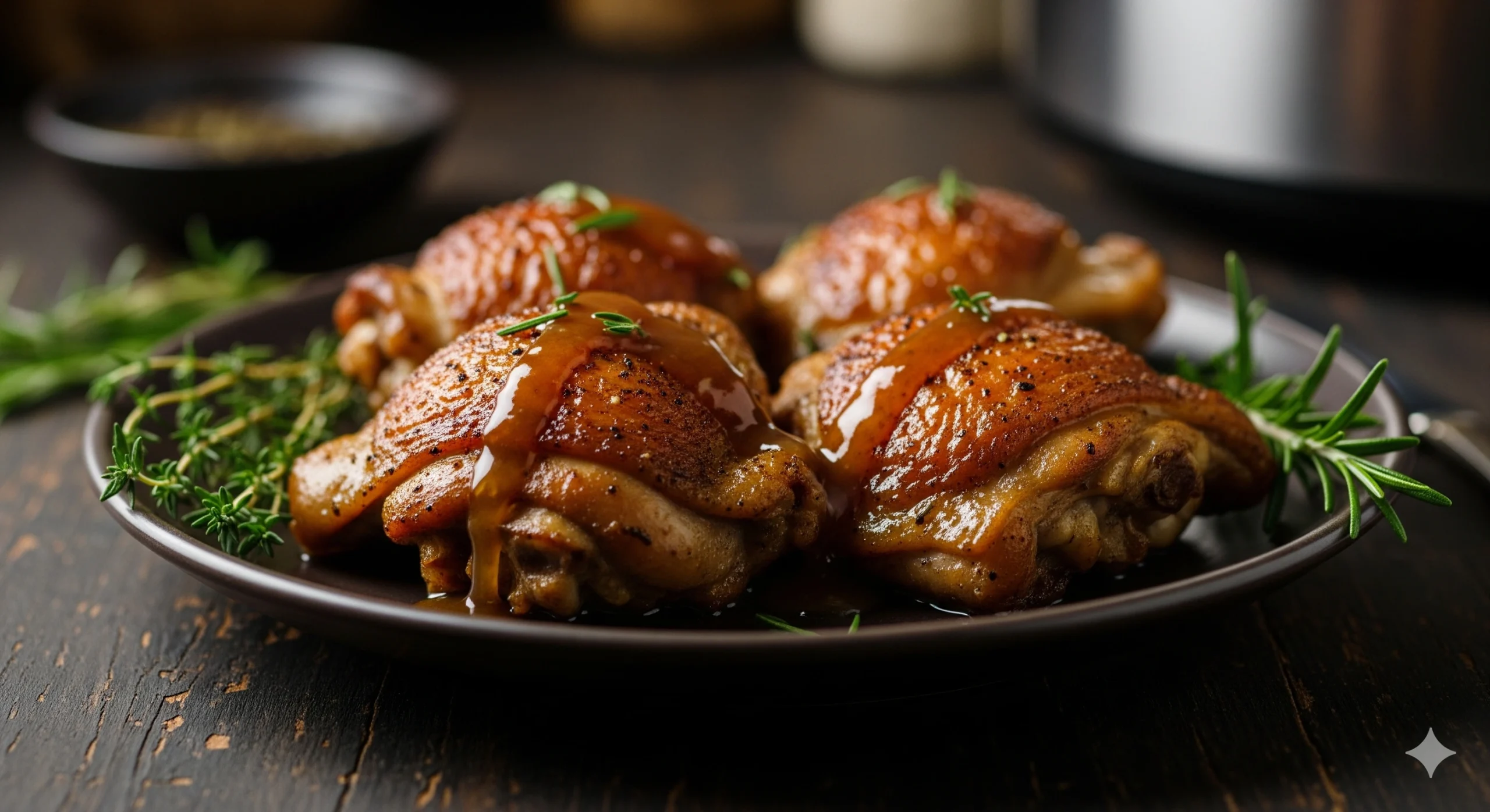 slow cooker chicken thighs