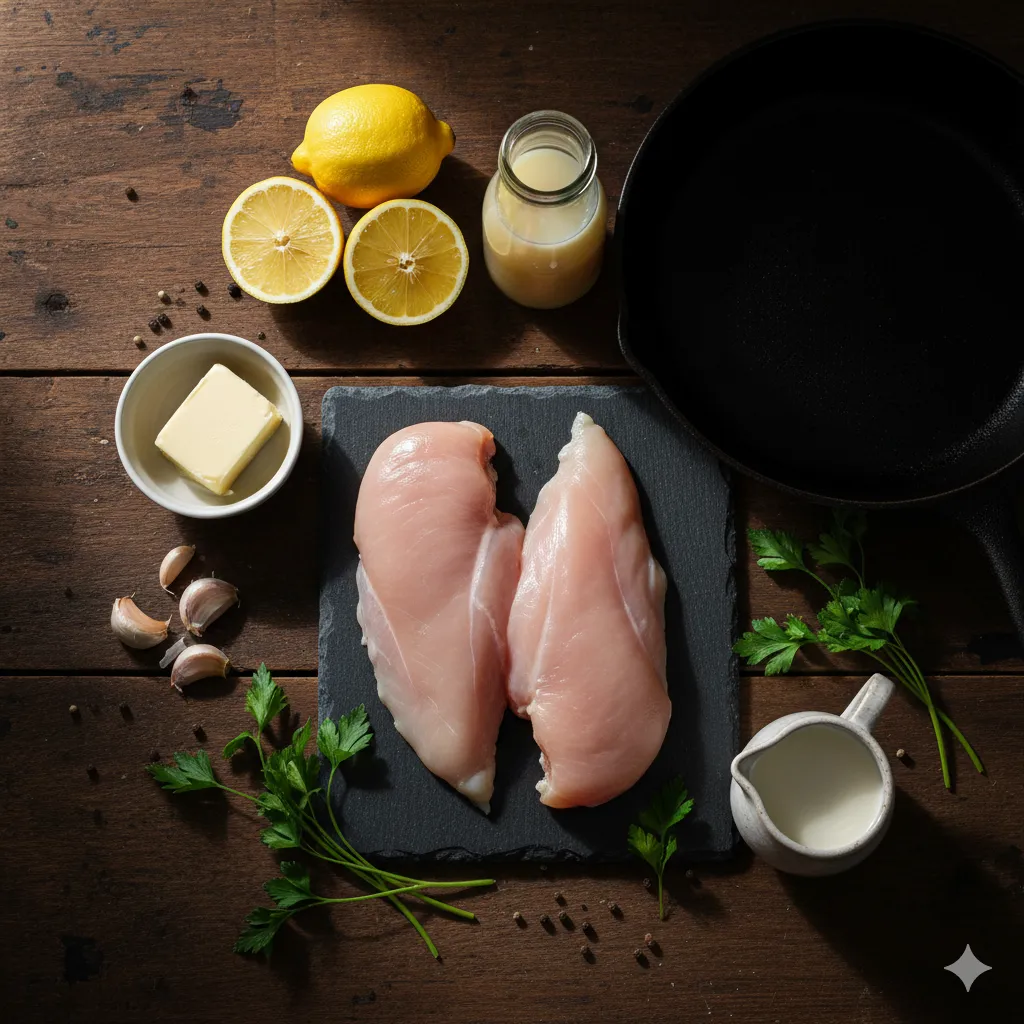 lemon butter chicken recipes ingredients