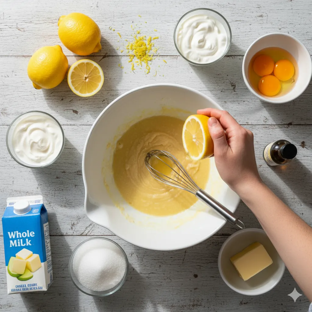 lemon loaf cake recipe ingredients