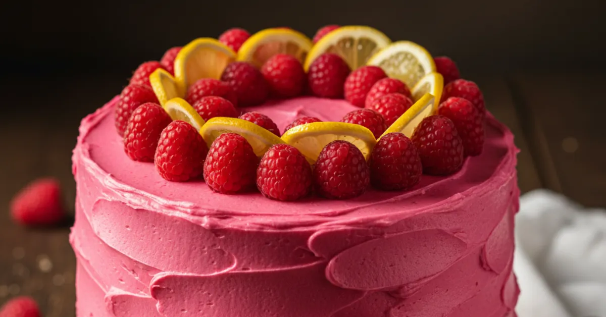 lemon raspberry cake