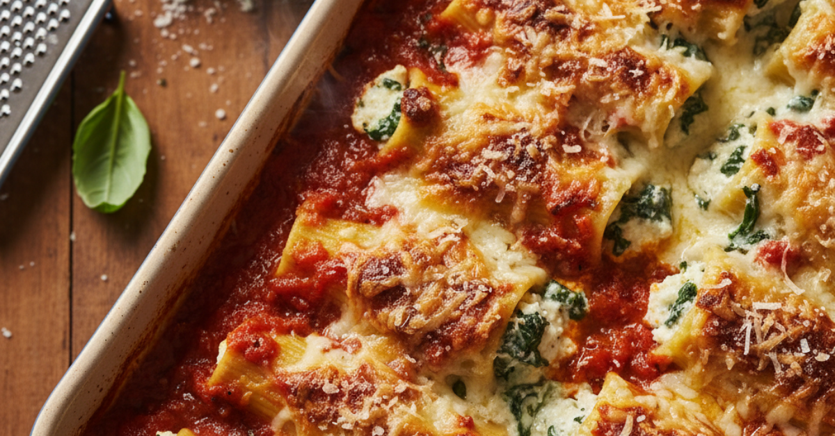 manicotti recipe