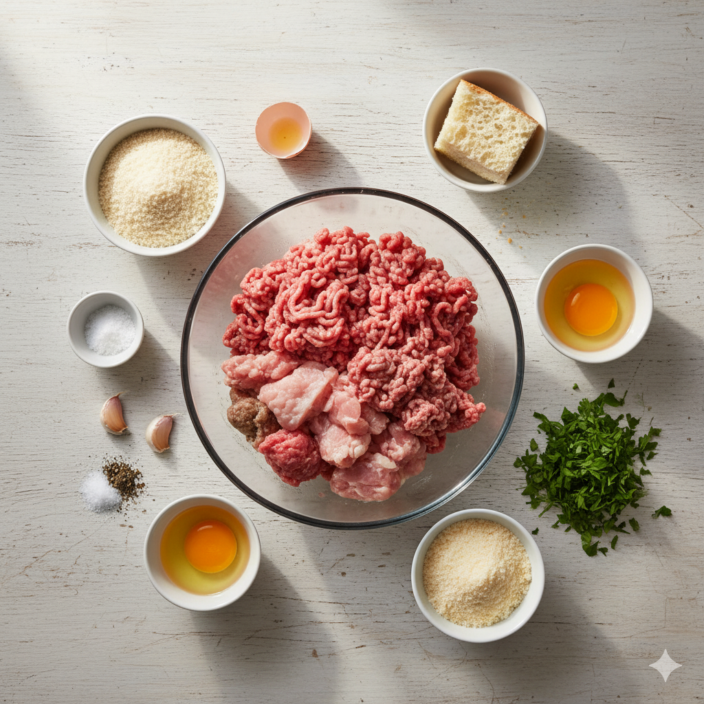 meatballs for spaghetti and meatballs ingredients
