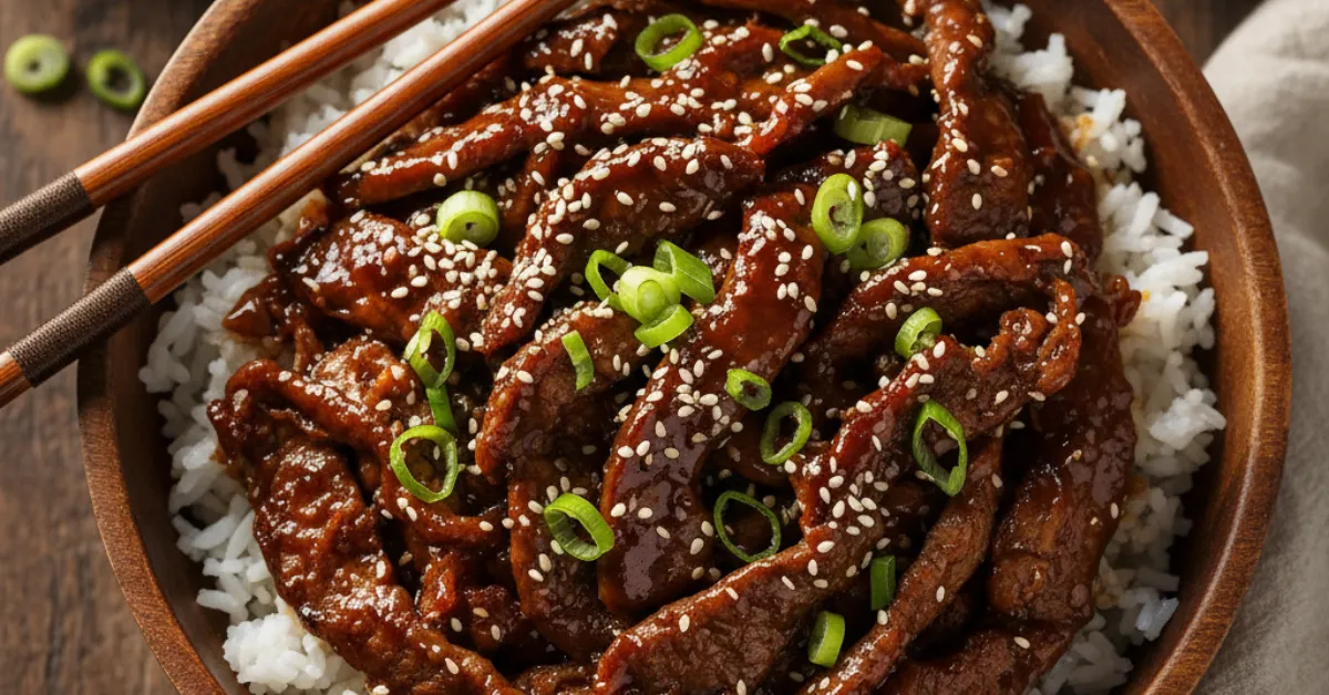 mongolian beef recipe