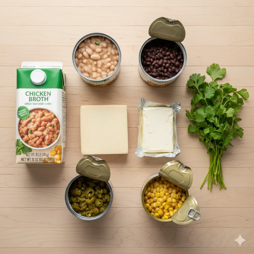 white chicken chili crockpot ingredients