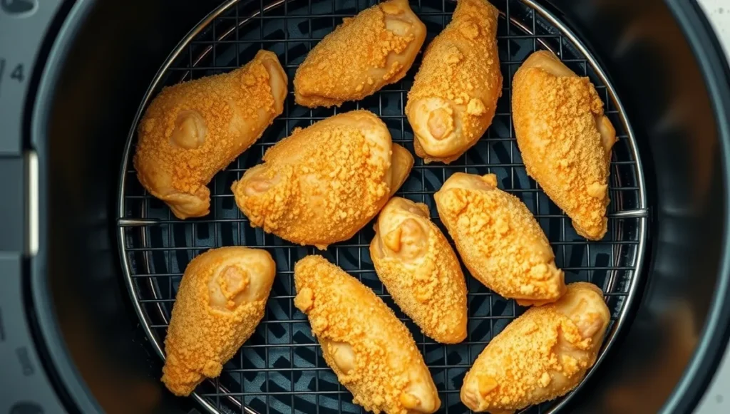 boneless chicken wings recipe air fryer prep