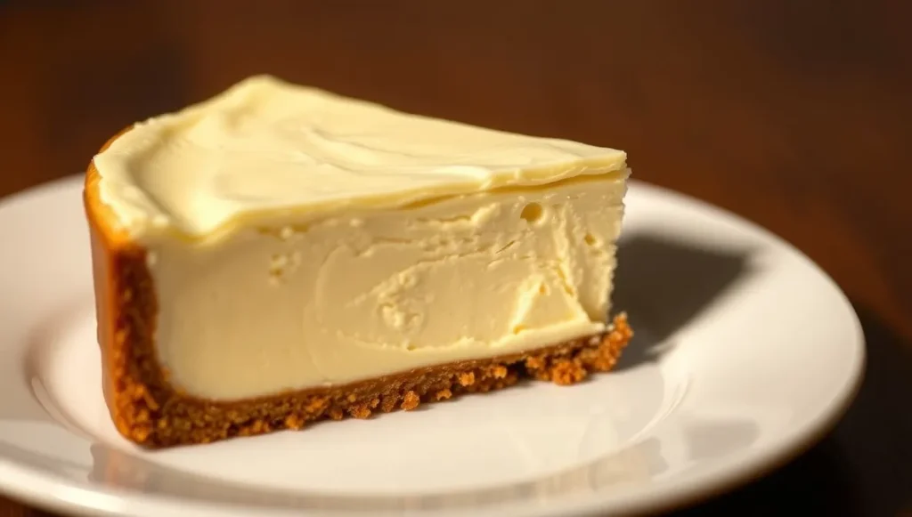 gluten free cheesecake slice