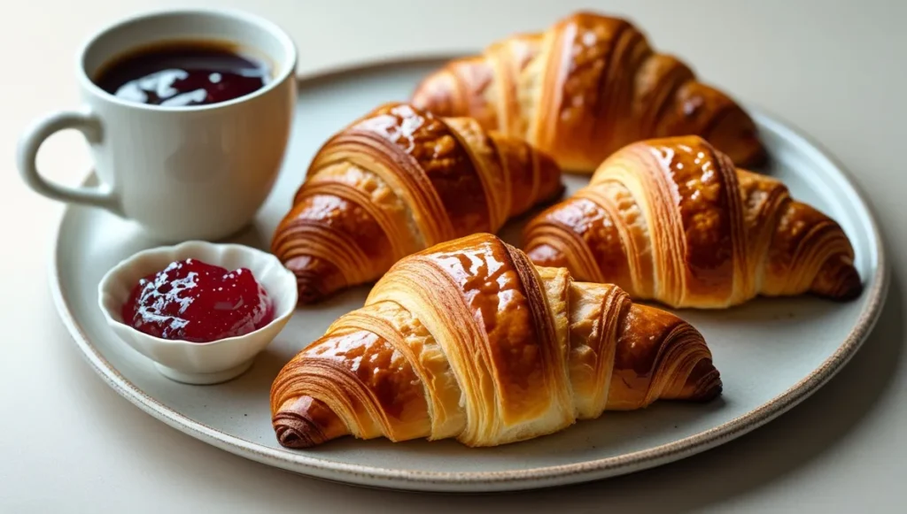 gluten free croissants served