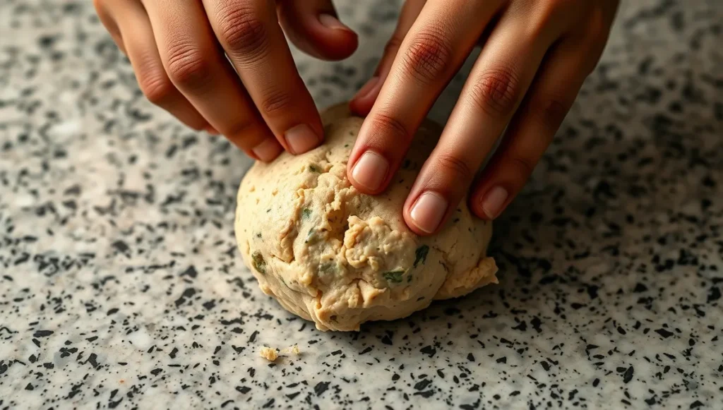 rolling gluten free meatballs frozen