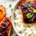 ultimate miso salmon recipe glaze flatlay