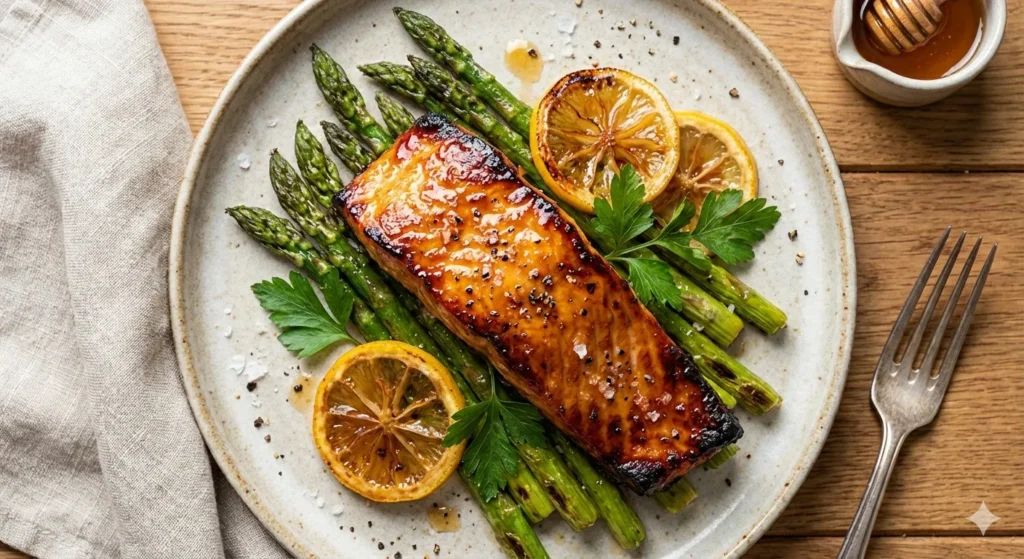 honey glazed salmon recipe