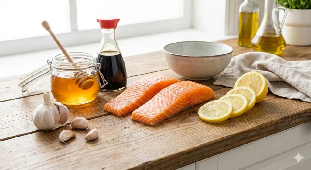 honey glazed salmon recipe ingredients
