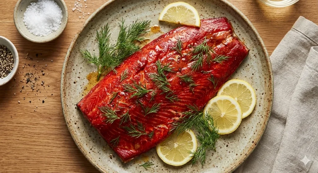 sockeye salmon recipe cooked plate