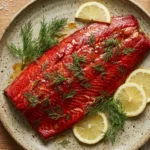 sockeye salmon recipe cooked plate