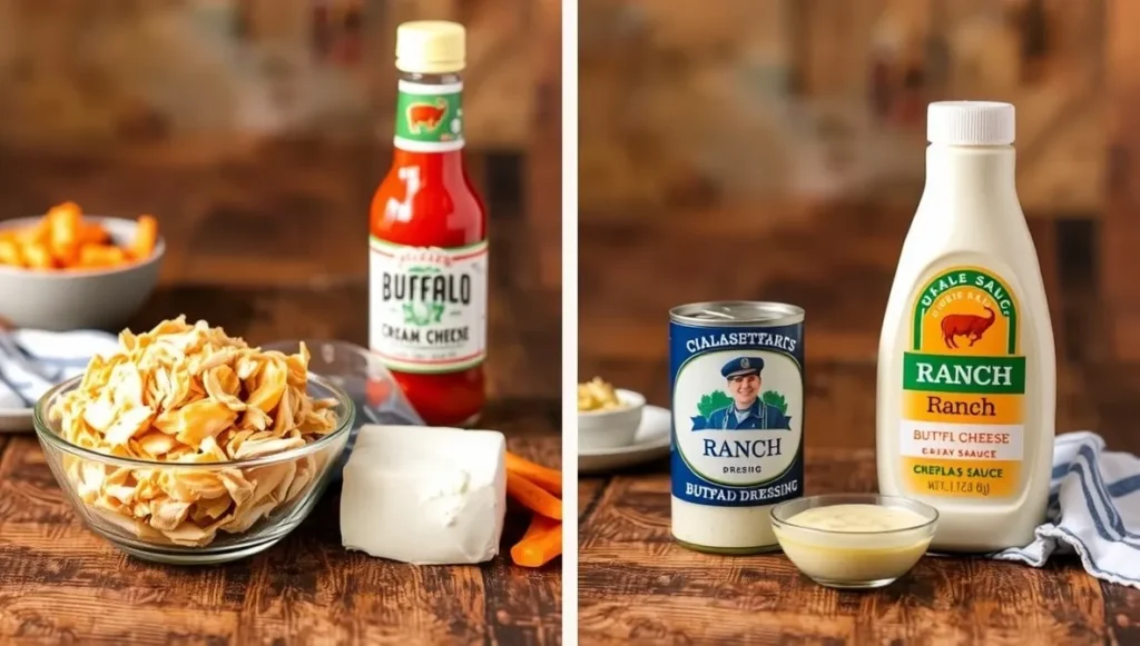easy buffalo chicken dip recipe ingredients