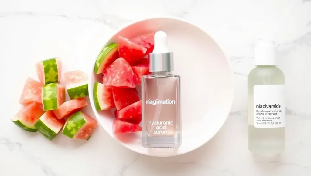 essential ingredients for watermelon glow routine